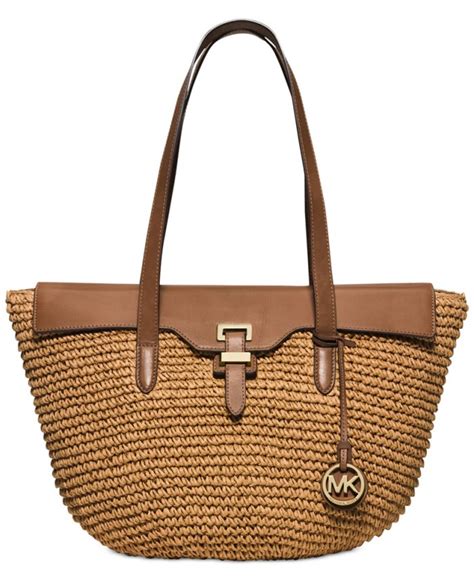 michael kors summer straw bags.